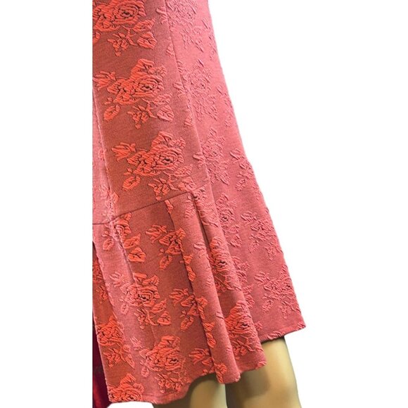 5/$25 Xhilaration Floral Print Sleeveless‎ Flapper Dress in Pink Size Small - Picture 7 of 9